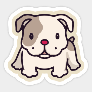 Cute French bulldog Sticker